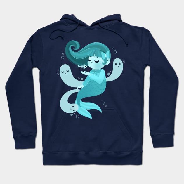 Ghost Mermaid Hoodie by Lobomaravilha